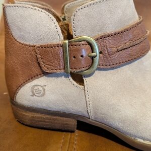 Women's Tan and Brown Ankle Boots